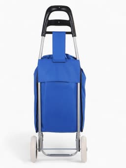 Сумка-тележка хозяйственная на шнуре, 28×18×94 см, васильковая