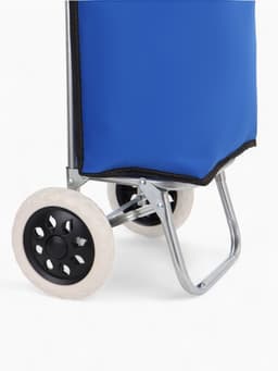 Сумка-тележка хозяйственная на шнуре, 28×18×94 см, васильковая