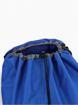 Сумка-тележка хозяйственная на шнуре, 28×18×94 см, васильковая