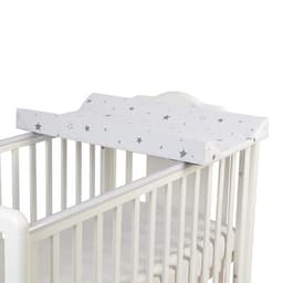 Доска пеленальная для кроваток Polini kids «Звездное сияние», белый-серый
