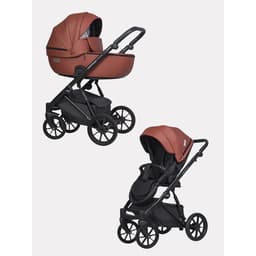 Коляска 2 в 1 Riko Montana Ecco, цвет maroon