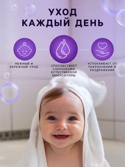 Жидкое мыло детское LULU гипоаллергенно, без парабенов, без силиконов, 300 мл