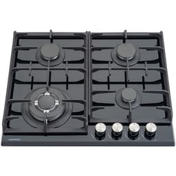 Варочная поверхность NORDFROST HM 6042 B, газовая, 4 конфорки, чёрный