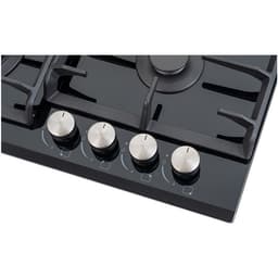 Варочная поверхность NORDFROST HM 6042 B, газовая, 4 конфорки, чёрный
