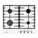 Варочная поверхность NORDFROST HS 6041 W, газовая, 4 конфорки, белый
