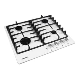 Варочная поверхность NORDFROST HS 6041 W, газовая, 4 конфорки, белый