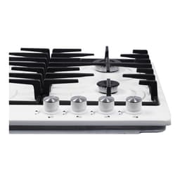 Варочная поверхность NORDFROST HS 6041 W, газовая, 4 конфорки, белый