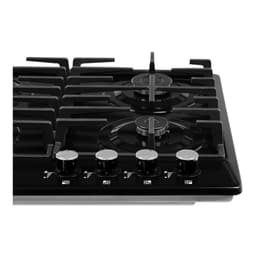 Варочная поверхность NORDFROST HS 6043 B, газовая, 4 конфорки, чёрный