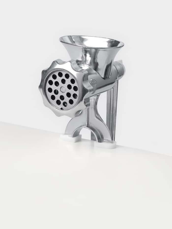 Мясорубка ручная «Советская», алюминий, 22.5×13.5 см, серебристая