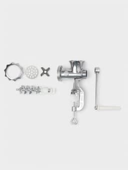 Мясорубка ручная «Советская», алюминий, 22.5×13.5 см, серебристая