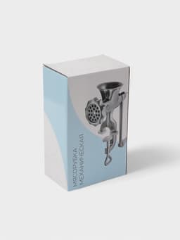 Мясорубка ручная «Советская», алюминий, 22.5×13.5 см, серебристая