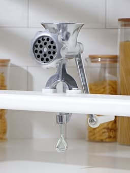 Мясорубка ручная «Советская», алюминий, 22.5×13.5 см, серебристая