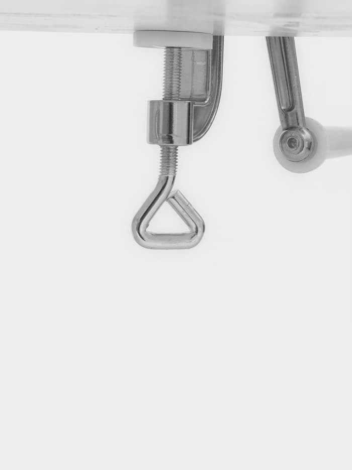 Мясорубка ручная «Советская», алюминий, 22.5×13.5 см, серебристая