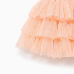 Юбка нарядная для девочки KAFTAN, персиковая, рост 86-92 см