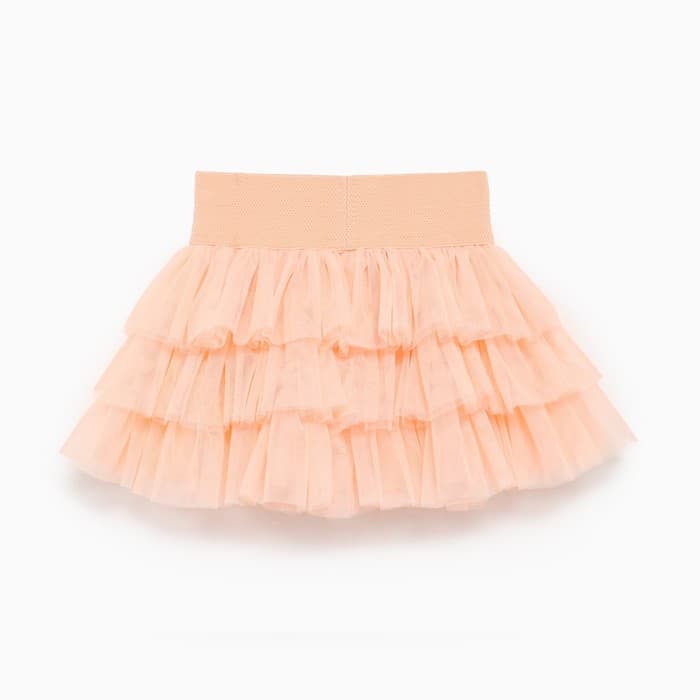 Юбка нарядная для девочки KAFTAN, персиковая, рост 86-92 см
