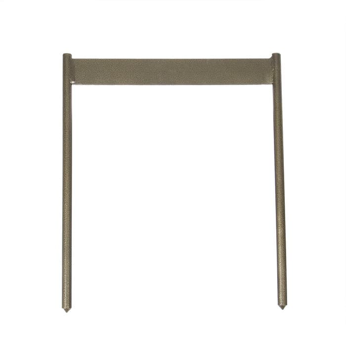 Декроттуар для очистки обуви, 32.5×38 см, бронза