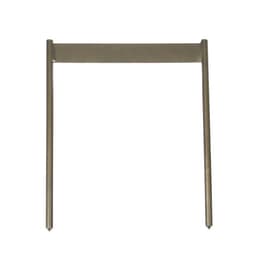 Декроттуар для очистки обуви, 32.5×38 см, бронза