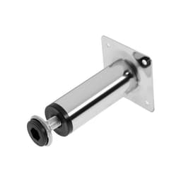 Опора круглая OKR=001CR ТУНДРА, d=30 мм, H=100 мм, цвет хром