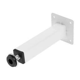 Опора квадратная OKV001WH ТУНДРА, d=25×25 мм, H=150 мм, белая