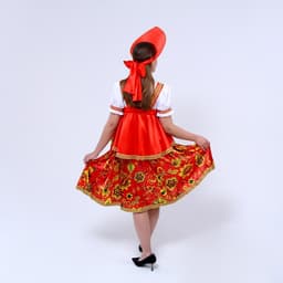 Русский народный костюм женский «Хохлома», р. 44-46, рост 170 см