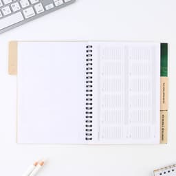 Планер-ежедневник с разделителями, А5, 45 л., мягкая обложка «Любимому учителю»