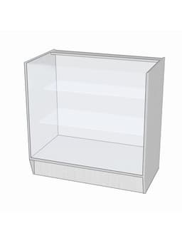 Прилавок ПЭ-4, 900×500×900, ЛДСП, стекло, белый