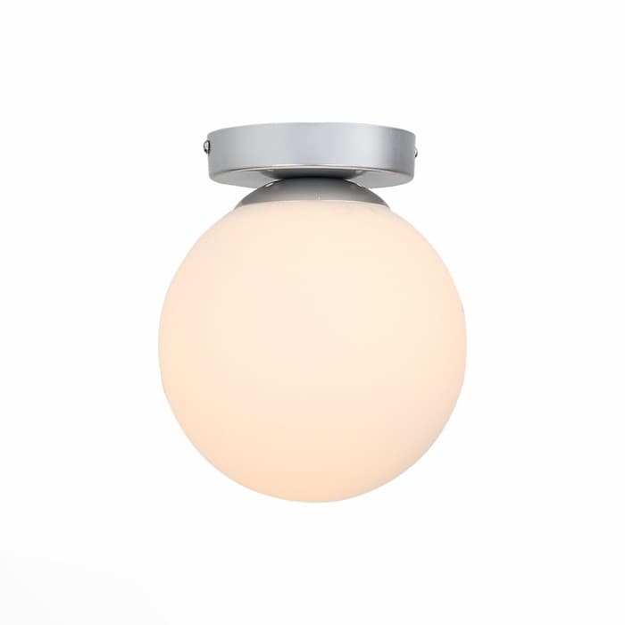 Светильник настенный Evoluce. SL717.501.01. Acini. 1х40 Вт, E27, 18х18х22 см, цвет серебристый