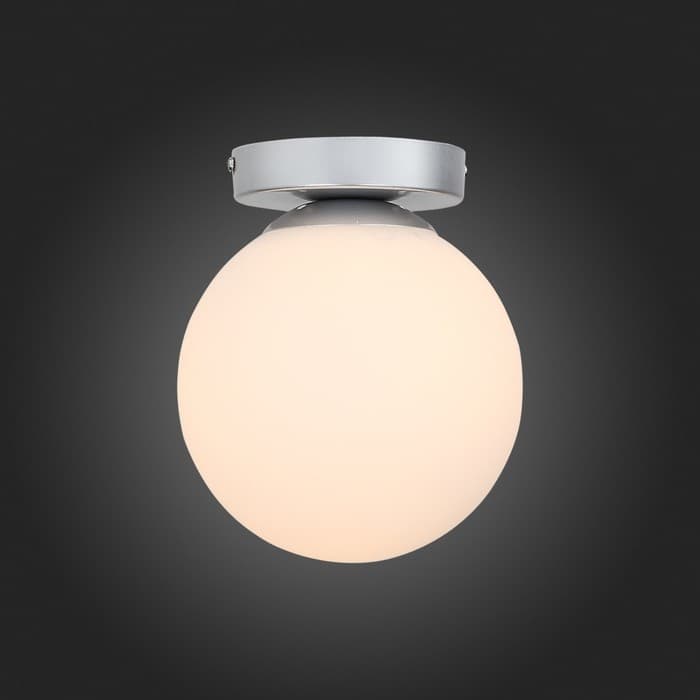 Светильник настенный Evoluce. SL717.501.01. Acini. 1х40 Вт, E27, 18х18х22 см, цвет серебристый