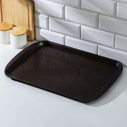 Поднос RESTOLA, 49.5×35 см, пластик, коричневый