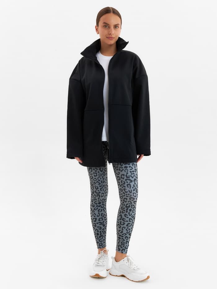 Жакет женский демисезонный MINAKU: Casual Collection, чёрный, размер 42-44