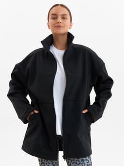 Жакет женский демисезонный MINAKU: Casual Collection, чёрный, размер 42-44