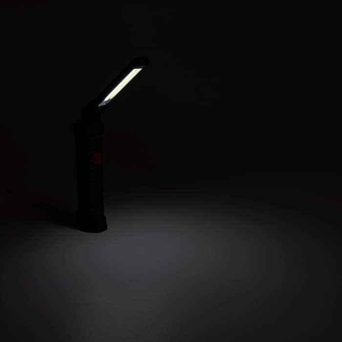 Фонарь рабочий аккумуляторный, 5 Вт, 1200 мАч, COB, LED, 3 режима, 14.5×4.8 см