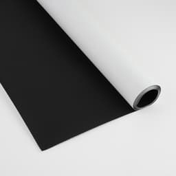 Искусственная кожа, с клеевой основой, 137×50 см, 0.5 мм, чёрная