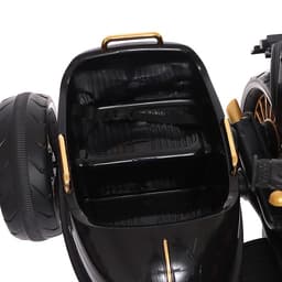 Электромобиль «Мотоцикл Чоппер», с коляской, EVA, цвет чёрный