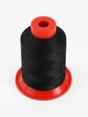 Нитки обувные, 500D/3, 600 м, чёрные