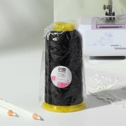 Нитки обувные, 500D/3, 600 м, чёрные