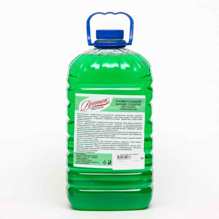 Универсальное моющее средство для полов и поверхностей Восток ЭКОНОМ 5 л