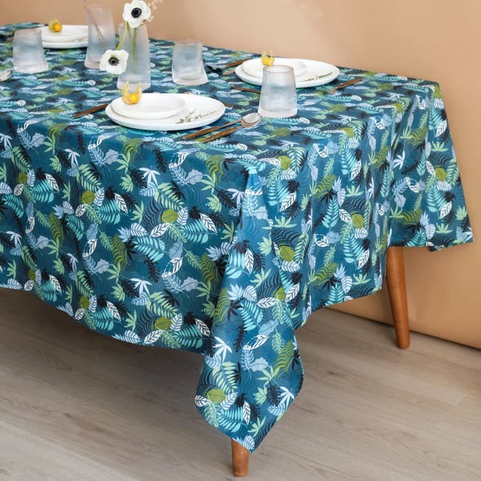 Скатерть «Этель. Папоротник», 149×220 см, сатин 110 г/м²
