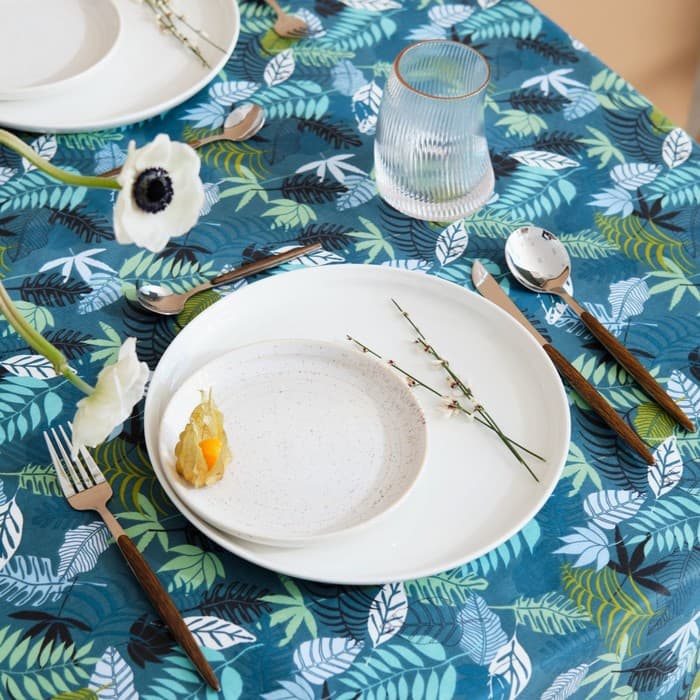 Скатерть «Этель. Папоротник», 149×220 см, сатин 110 г/м²