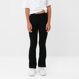 Брюки детские с разрезами KAFTAN, размер 32 (110-116 см), чёрные