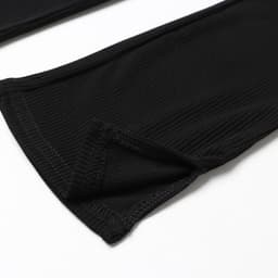 Брюки детские с разрезами KAFTAN, размер 32 (110-116 см), чёрные