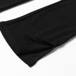 Брюки для девочки с разрезами KAFTAN, чёрные, размер 32 (110-116 см)