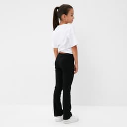 Брюки детские с разрезами KAFTAN, размер 32 (110-116 см), чёрные