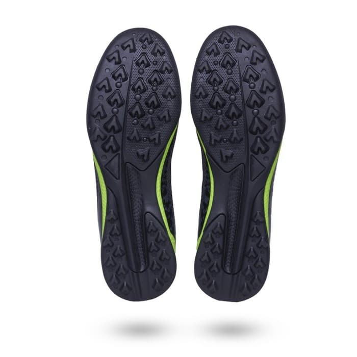 Бутсы футбольные Atemi SBA-003 TURF KIDS, размер 34, серые, салатовые