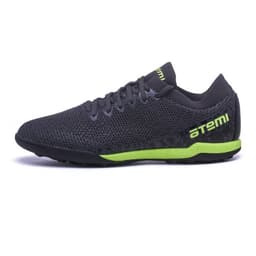 Бутсы футбольные Atemi SBA-003 TURF KIDS, размер 34, серые, салатовые