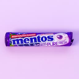 Жевательная резинка Mentos Pure Fresh вкус Виноград, 15.5 г