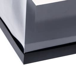 Коробка для цветов с вазой и PVC окнами, складная, 16×23×16 см, чёрный