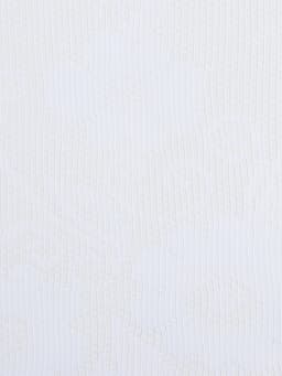 Тюль на кухню без шторной ленты, 170×140 см, белая