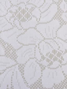 Тюль на кухню без шторной ленты, 169×162 см, белая