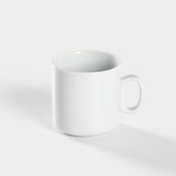 Набор посуды детский Добрушский завод «Панда», 3 предмета: кружка, миска, тарелка, фарфор, белый